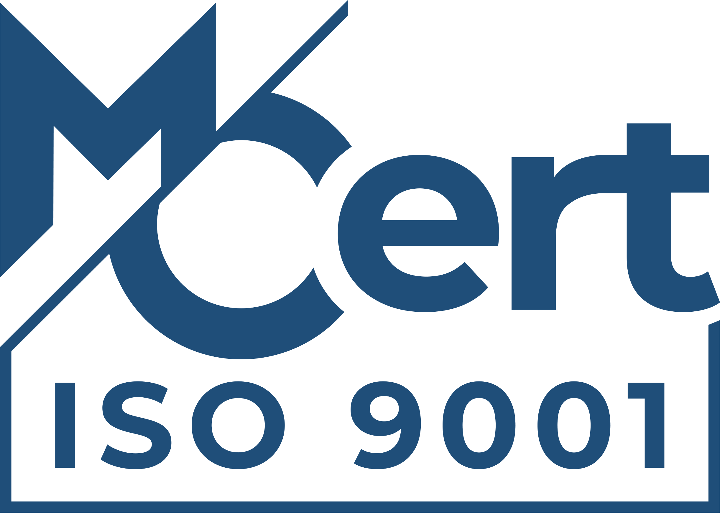 MCert ISO 9001 tanúsítási embléma